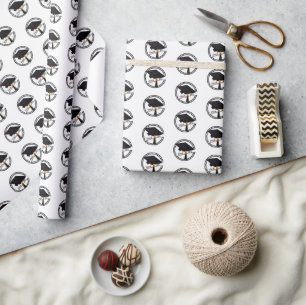 Hoed en Diploma Afstudeerklas 2027 Cadeaupapier