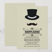 Hoed en Snuor Uitnodiging (Voorkant / Achterkant)