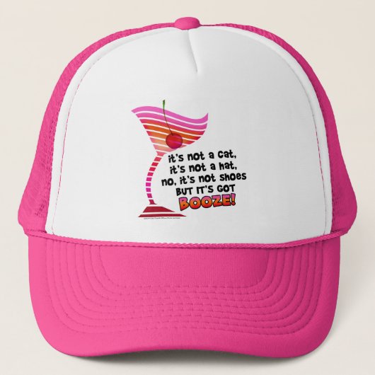 HOED - MAAR ER ZIT DRANK IN! TRUCKER PET (Voorkant)