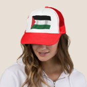 Hoed met Palestijnse Autoriteitsvlag Trucker Pet (In situ)