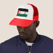 Hoed met Palestijnse Autoriteitsvlag Trucker Pet (In situ)