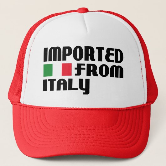 Hoed uit Italië geïmporteerd Trucker Pet (Voorkant)