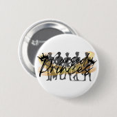Hoed van vervloekte prinsen ronde button 5,7 cm (Voorkant /achterkant)