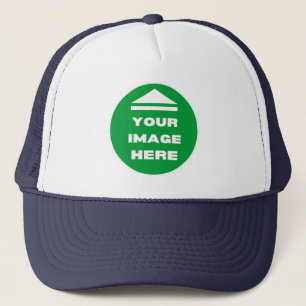 Hoed - Voeg je afbeelding toe - Navy - Gepersonali Trucker Pet