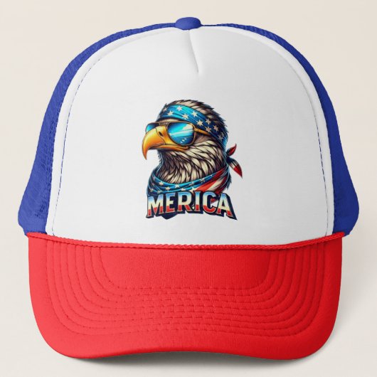 Hoeden merika veteranen trucker pet (Voorkant)
