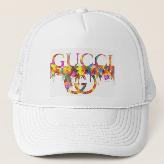Hoeden met mooie print trucker pet (Voorkant)