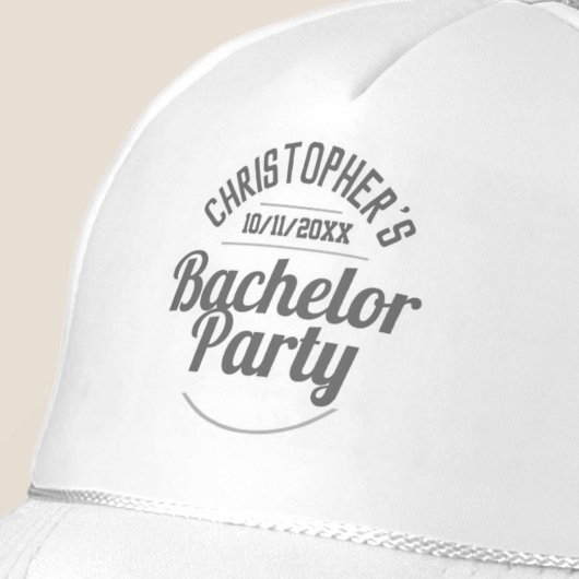 Hoeden voor mannen voor vrijgezellenfeest trucker pet