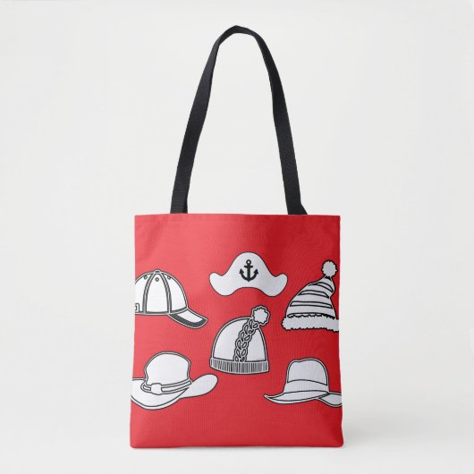 Hoedentas Rode Pret Tote Bag (Voorkant)