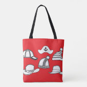 Hoedentas Rode Pret Tote Bag (Achterkant)