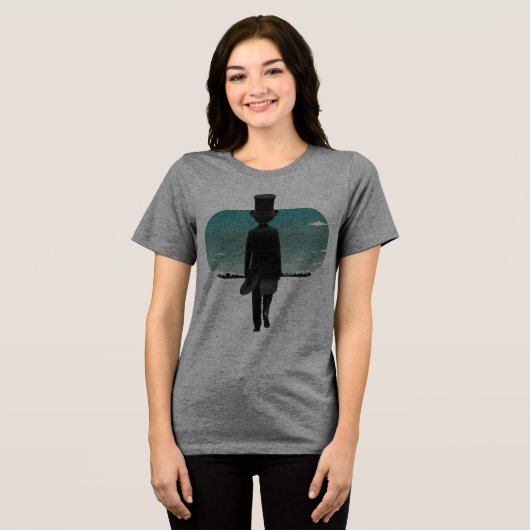Hoedentocht Tri-Blend Shirt (Voorkant volledig)