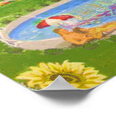 Hoedhuis in het land poster (Hoek)