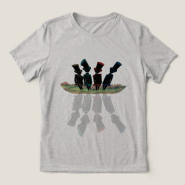 Hoedje in Schaduw Tri-Blend Shirt