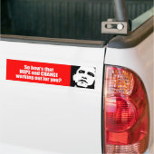 Hoedjes die hopen en veranderen die voor jou werke bumpersticker (Op Truck)