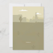 Hoedown Country Wester Kaart (Achterkant)