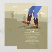 Hoedown Country Wester Kaart (Voorkant / Achterkant)