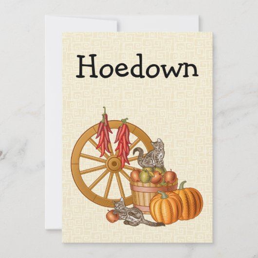 Hoedown Kaart (Voorkant)