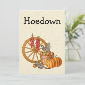 Hoedown Kaart (Staand voorkant)