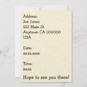 Hoedown Kaart (Achterkant)