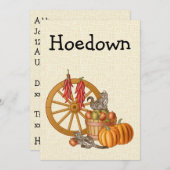 Hoedown Kaart (Voorkant / Achterkant)