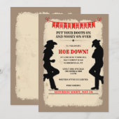 Hoedown Land Western  Kaart (Voorkant / Achterkant)