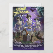 Hoedown Throwdown, Halloween dansfeest Kaart (Voorkant)
