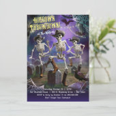 Hoedown Throwdown, Halloween dansfeest Kaart (Staand voorkant)