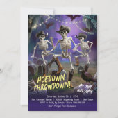 Hoedown Throwdown, Halloween dansfeest Kaart (Voorkant)