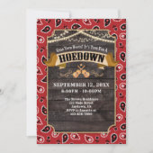 Hoedown Uitnodiging (Voorkant)