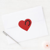 Hoefafdruk in mijn hart sticker (Envelop)