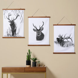 Hoefdieren Hangend Wandkleed