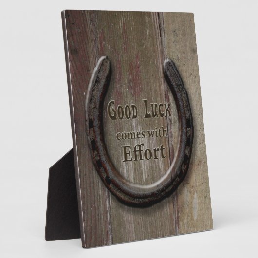 Hoefijzer A Symbool Plaque Fotoplaat (Zijkant)