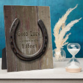 Hoefijzer A Symbool Plaque Fotoplaat (Zijkant)