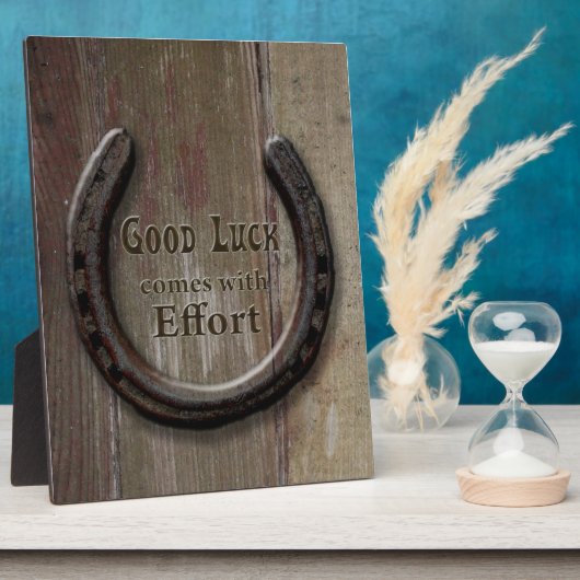 Hoefijzer A Symbool Plaque Fotoplaat (Zijkant)