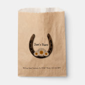 Hoefijzer Aangepaste papieren zakken Bedankzakje (Voorkant)