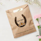 Hoefijzer Aangepaste papieren zakken Bedankzakje (Gezegeld)