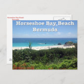 Hoefijzer Bay Beach, Bermuda Briefkaart (Voorkant / Achterkant)