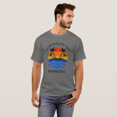 Hoefijzer Bay Beach, Bermuda Droomvun Paradis T-shirt (Voorkant volledig)
