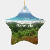 Hoefijzer Bay Beach, Bermuda Keramisch Ornament (Voorkant)