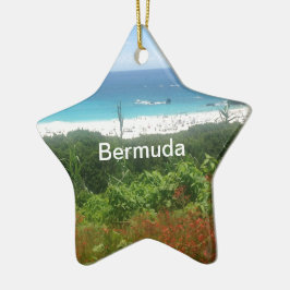 Hoefijzer Bay Beach, Bermuda Keramisch Ornament