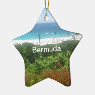 Hoefijzer Bay Beach, Bermuda Keramisch Ornament
