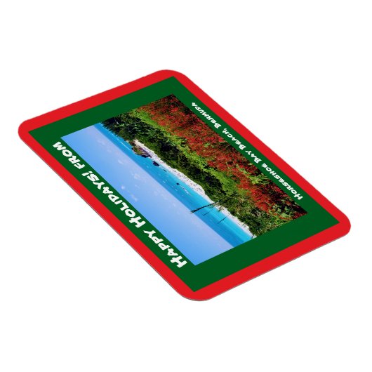 Hoefijzer Bay Beach, Bermuda Magneet (Rechterzijde)