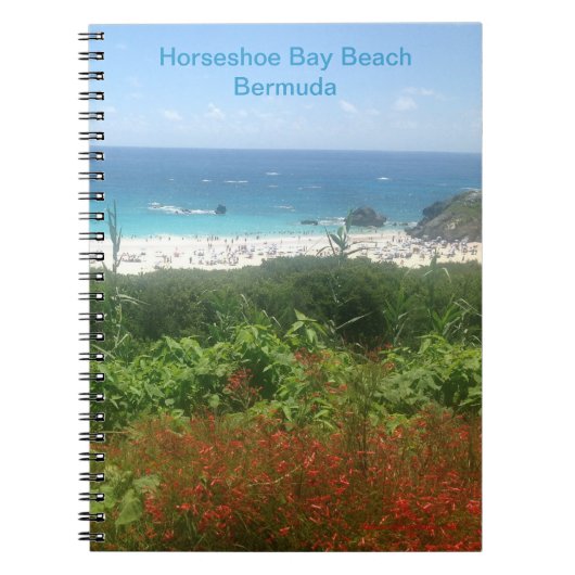 Hoefijzer Bay Beach, Bermuda Notitieboek (Voorkant)