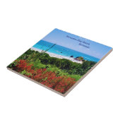 Hoefijzer, Bay Beach, Bermuda Tegeltje (Zijkant)