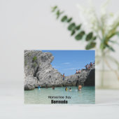 Hoefijzer Bay, Bermuda Briefkaart (Staand voorkant)