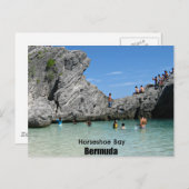 Hoefijzer Bay, Bermuda Briefkaart (Voorkant / Achterkant)