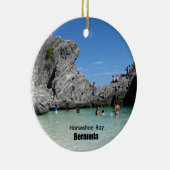 Hoefijzer Bay, Bermuda Keramisch Ornament (Rechts)