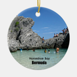 Hoefijzer Bay, Bermuda Keramisch Ornament