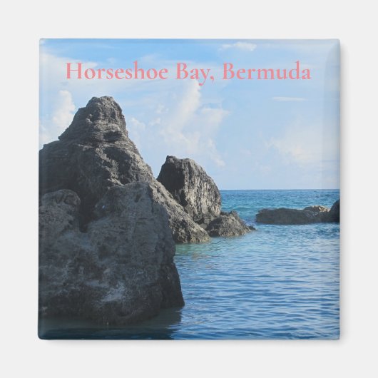 Hoefijzer Bay Bermuda Magneet (Voorkant)