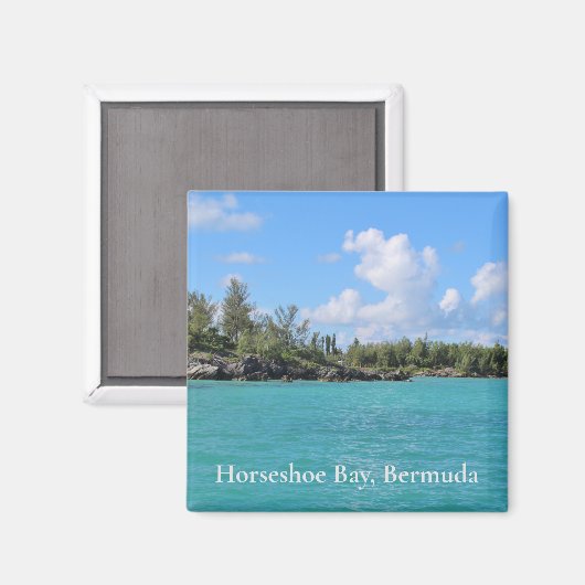Hoefijzer Bay Bermuda Magneet (Voorkant / Achterkant)