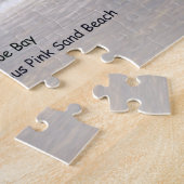 Hoefijzer Bay, Bermuda's beroemde Pink Sand Beach Legpuzzel (Zijkant)